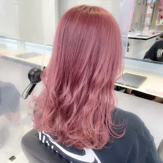 カラー girlな暖色ヘア 🪽🫧ハルナ🎀のヘアスタイル