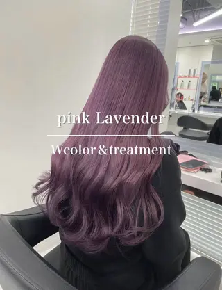 ロング カラー 💜RIO/韓国風 寒色・暖色カラー💜のヘアスタイル