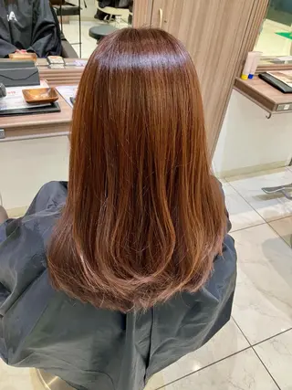 ロング カラー ☂️Ash 新杉田☂️山本のヘアスタイル
