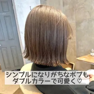 ショート カラー 縮毛矯正/艶髪/ 透明感カラー/たくまのヘアスタイル