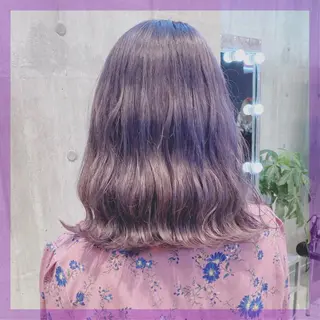 ミディアム カラー ヘアアレンジ メンズ キッズ マツエク・マツパ ブリーチの髪様 MASATOのヘアスタイル