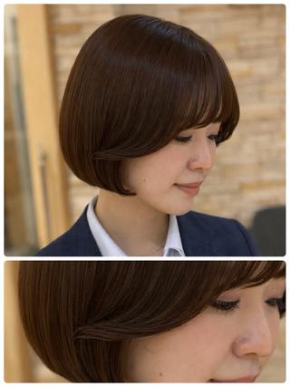 ショート マネージャー× 髪質改善×ウルトワのヘアスタイル