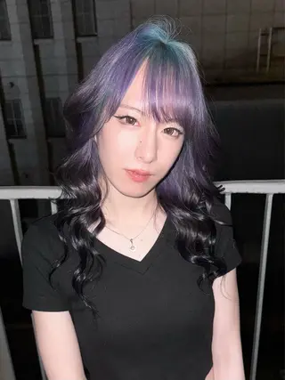 ロング カラー ハイトーン/名古屋 Hinakiのヘアスタイル