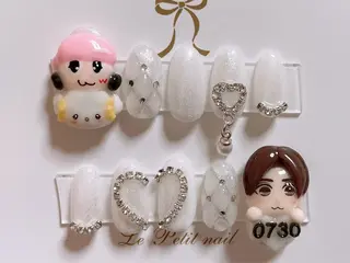 ネイル 大分市推し活ネイル 🎀ライブ・現場前にのネイルデザイン