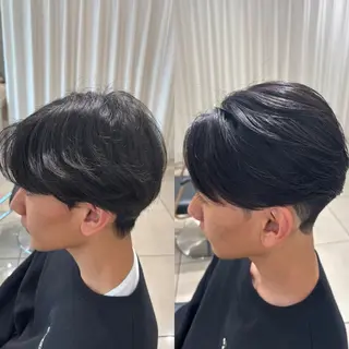 ミディアム パーマ メンズ 💠メンズ縮毛矯正 /パーマ💠林慶太のヘアスタイル