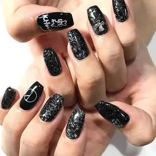 ネイル 渋谷／チップ長さ出し 👑アプレgel-xのネイルデザイン