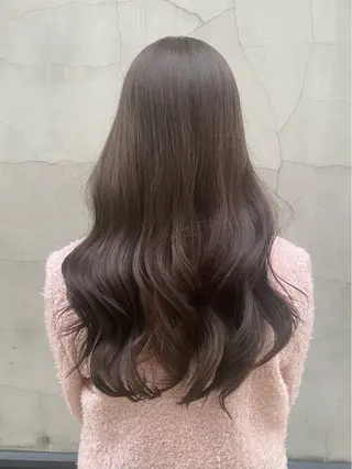 ロング カラー パーマ ヘアアレンジ 中顔面短縮カット🪽 レイヤー🥀コウヘイのヘアスタイル