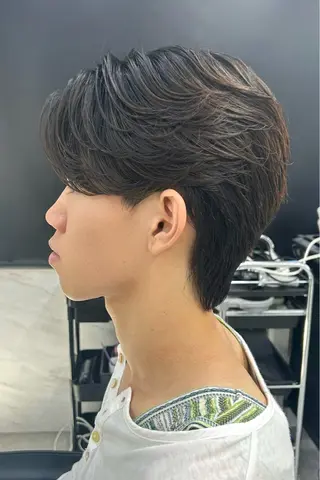 ショート パーマ メンズ メンズスタイリスト 前田雄輝のヘアスタイル