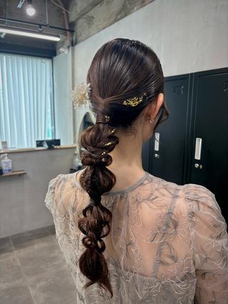 ロング ヘアアレンジ ALLEN hair /まなのヘアスタイル