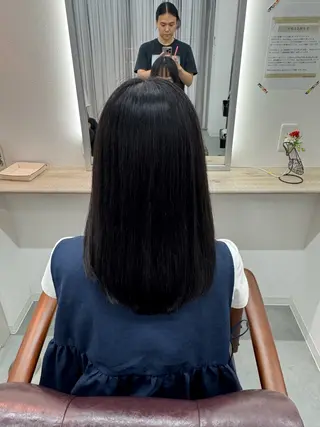 ロング 永田 勘児のヘアスタイル