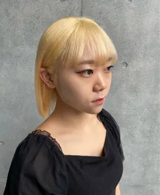 ミディアム カラー 🌈メンズパーマ🌈 メンズカットアリサのヘアスタイル