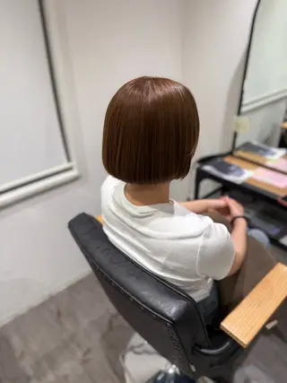 ミディアム 艶髪レイヤー上田 紗也🇰🇷💗のヘアスタイル