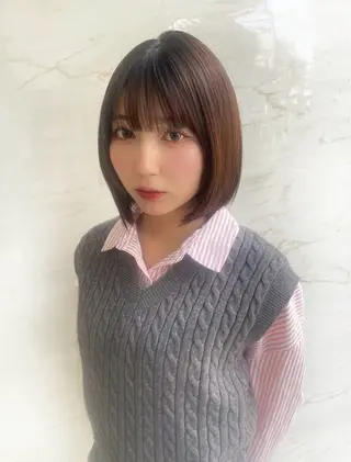 ショート 羽根田 果奈のヘアスタイル