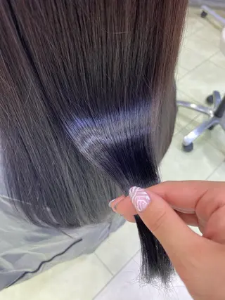 ロング カラー ヘアアレンジ TSUNA 🌙 Lim 五反田のマツエク・マツパデザイン