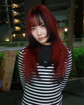 ロング カラー 梅田デザインカラー 🌈🏆ヒノキのヘアスタイル