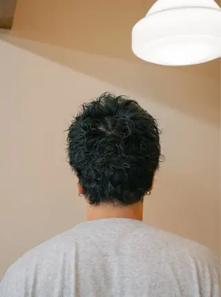 ショート カラー パーマ メンズ 🔗メンズサロン🔗 Kieのヘアスタイル
