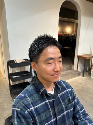 ショート メンズ twig 山田 永嶋芽衣のヘアスタイル