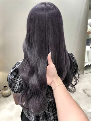 ロング カラー 林 千聖のヘアスタイル