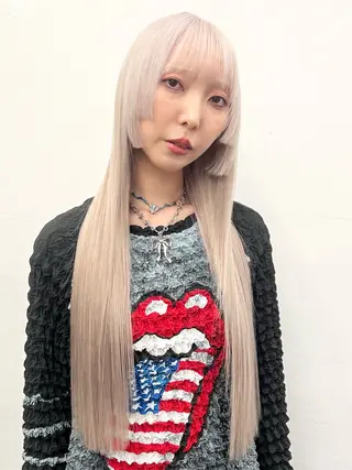 セミロング カラー HARU//原宿🤍 リピート率NO.1のヘアスタイル