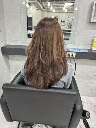 ロング Endearing 🌟銀座のヘアスタイル