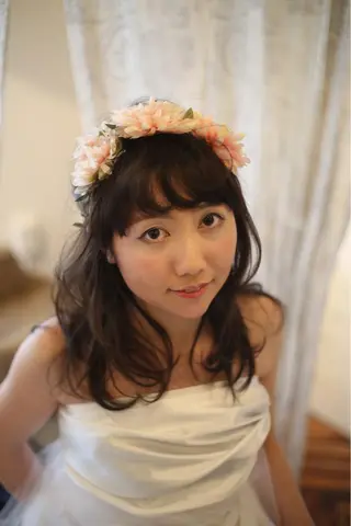 セミロング 工藤 久美のヘアスタイル