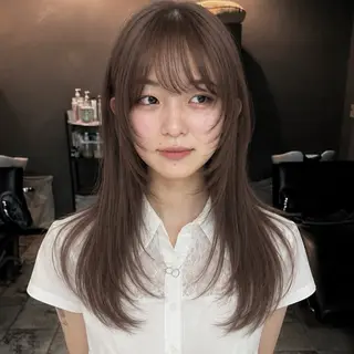 ロング 🌟kyoka 艶髪ハッシュカットのヘアスタイル