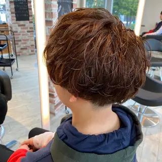 ショート パーマ 井手 孔介のヘアスタイル