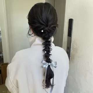 ヘアアレンジ アイブロウ Rain chihiroのマツエク・マツパデザイン
