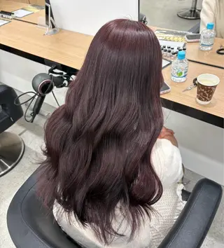 ロング miku/ラベンダー 透明感カラー🪻❤︎のヘアスタイル