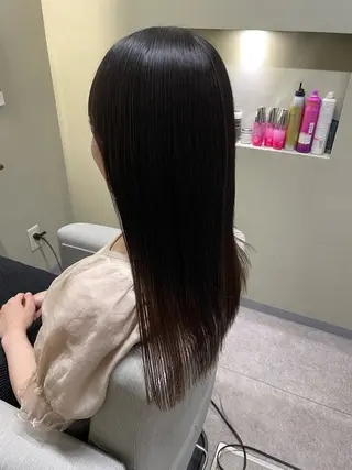 ロング 髪質改善/艶カラー/ 縮毛矯正ダイキのヘアスタイル
