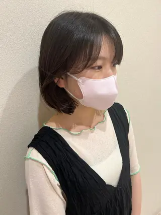 ショート カラー 外国人対応 佐久間のヘアスタイル