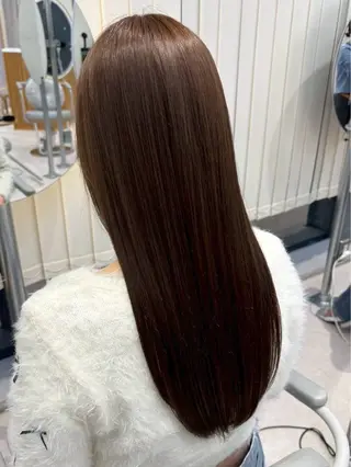 ロング カラー 暖色カラー⭐︎ fuminaのヘアスタイル