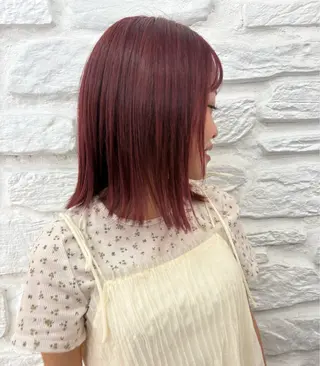 ミディアム 安谷屋 こはるのヘアスタイル