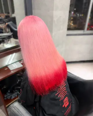 ロング カラー ハイトーンエクステ 🎩カズキ🎩のヘアスタイル