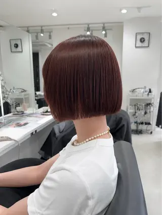 ミディアム Senri 艶髪/髪質改善カラーのヘアスタイル