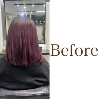 ミディアム カラー ヘアアレンジ FAAM Tsuneのヘアスタイル