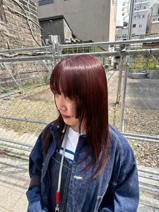 ロング カラー 【sica】 平井涼樺のヘアスタイル