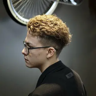 ショート カラー パーマ メンズ 💈PRO SHOP WAVE 望愛💈のヘアスタイル