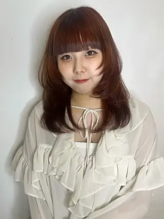 ロング カラー 'AXIS wakanaのヘアスタイル