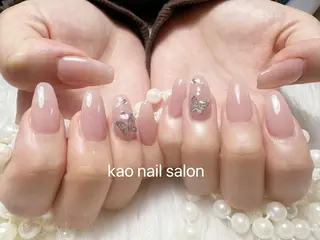ネイル kao  パラジェル スカルプ/長さだしのネイルデザイン