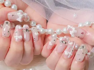 セミロング Hanaai Salon新大久保店のネイルデザイン