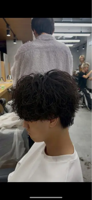 ショート カラー パーマ ヘアアレンジ メンズ キッズ メンズ特化/カラー /せなのヘアスタイル
