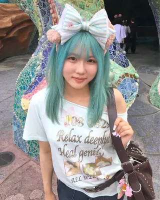 ロング カラー ピンクカラー/カラー 新宿美容室🎀のヘアスタイル