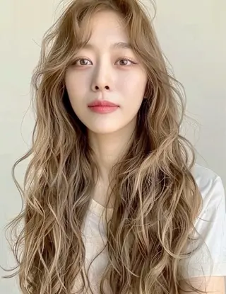 ロング カラー 🌿透明感カラー レイヤーカットのヘアスタイル