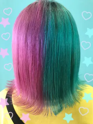 カラー 新宿駅近♡個室 ♡関口三都季🌜のヘアスタイル