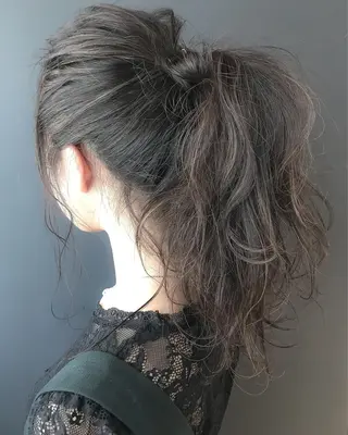 ロング カラー BOX mico.のヘアスタイル