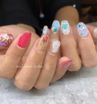ネイル ネイルルームリッカ 𝐦𝐚𝐲𝐮のネイルデザイン