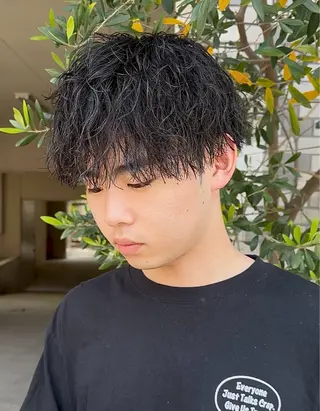 パーマ メンズ 年間2000名担当◎ パーマ職人/仲原佑樹のヘアスタイル