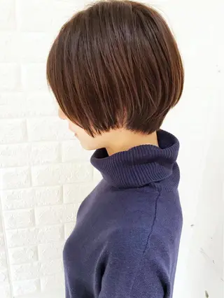 ショート カラー 大人女性ショート専門 tomodaのヘアスタイル