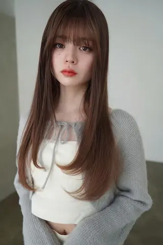 ロング カラー ANGELICA JR和歌山店のヘアスタイル
